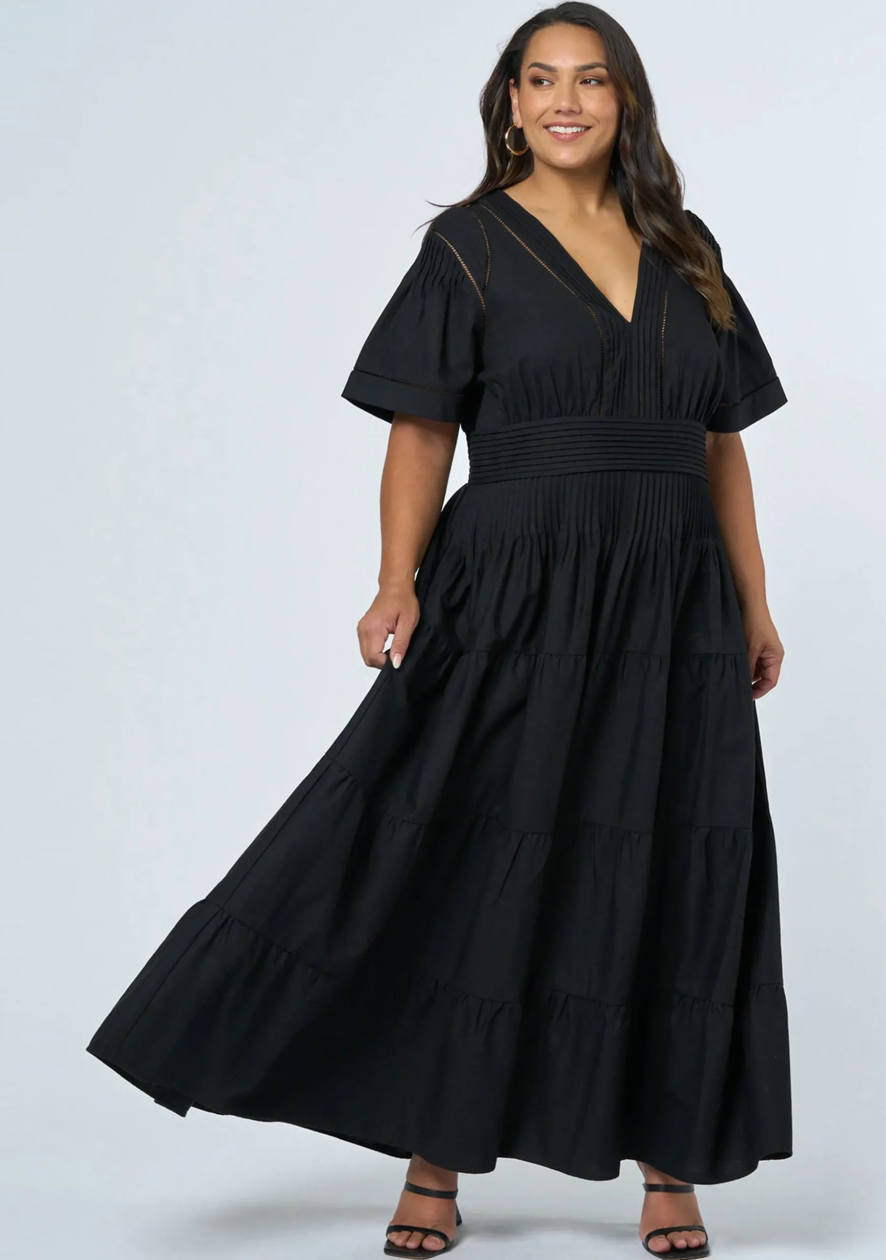 Abby Linen Maxi Dress
