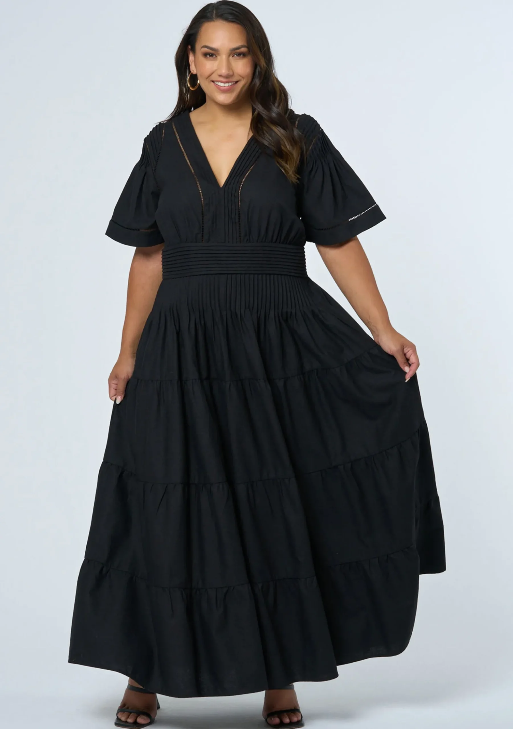 Abby Linen Maxi Dress