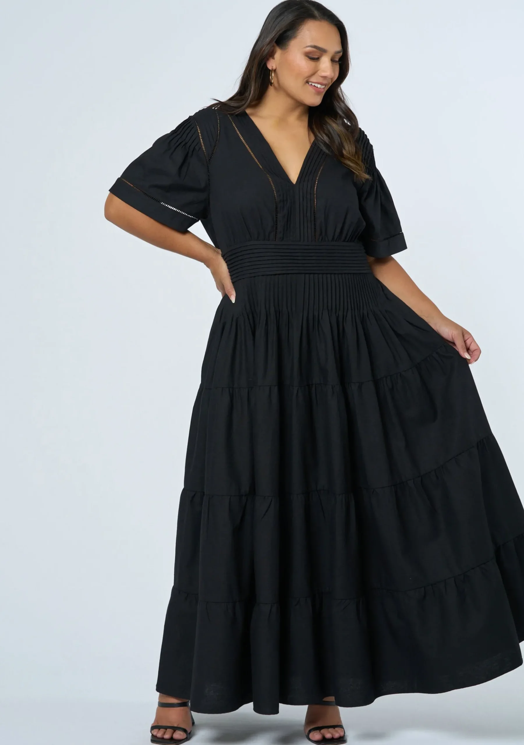 Abby Linen Maxi Dress
