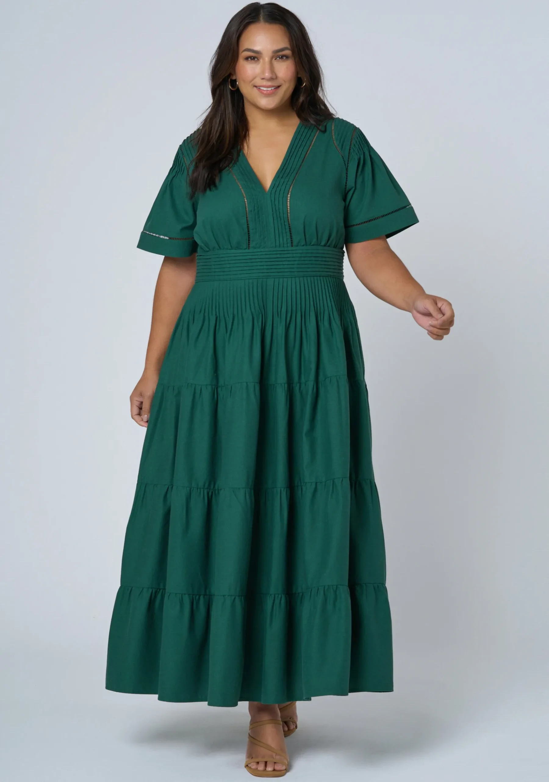 Abby Linen Maxi Dress