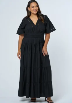 Abby Linen Maxi Dress