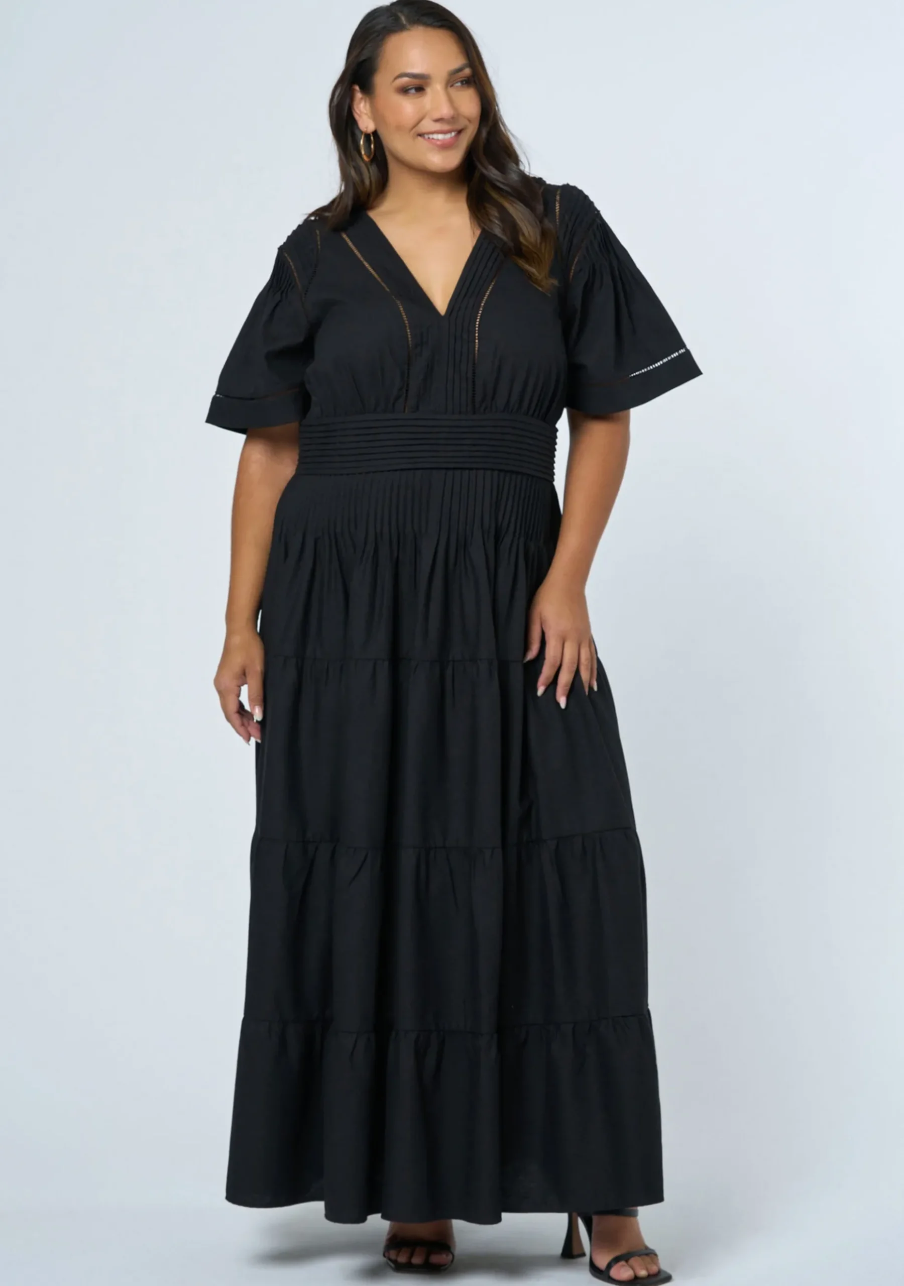 Abby Linen Maxi Dress