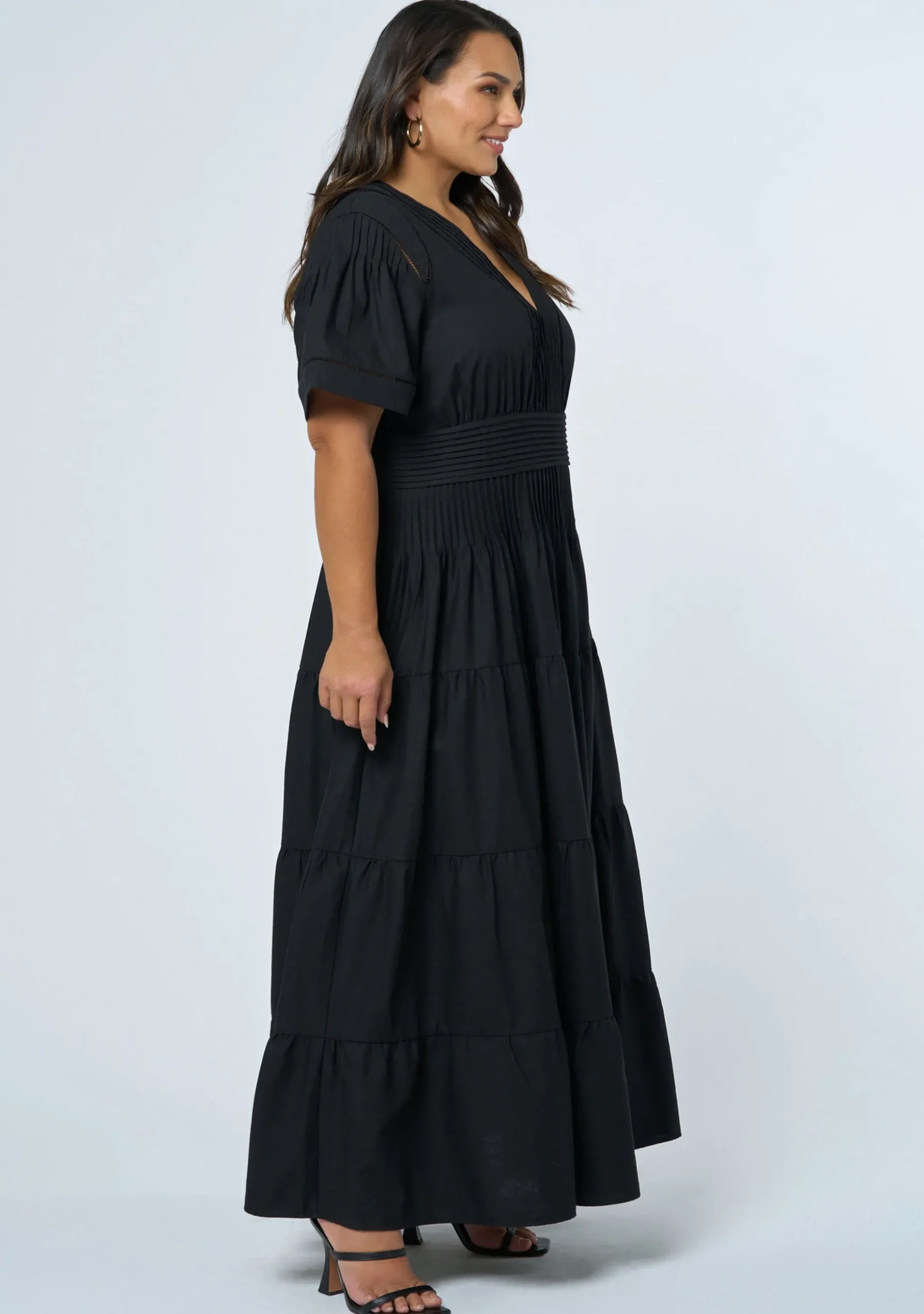 Abby Linen Maxi Dress