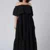 Aelita Broderie Maxi Dress