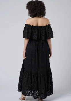 Aelita Broderie Maxi Dress