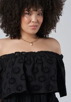 Aelita Broderie Maxi Dress