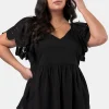 Alexis Broderie Sleeve Top