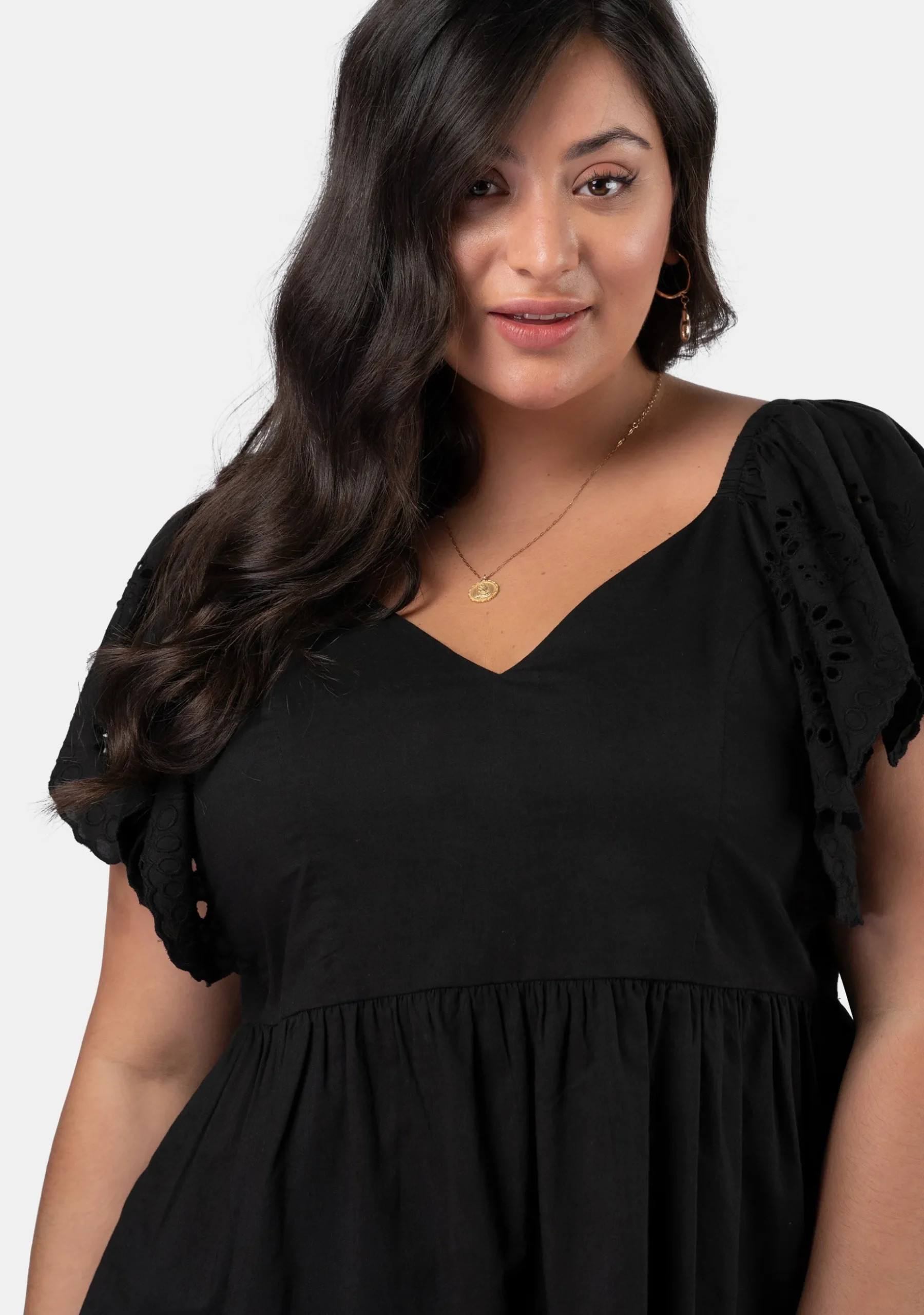 Alexis Broderie Sleeve Top