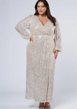 All I Want Sequin Maxi Dress