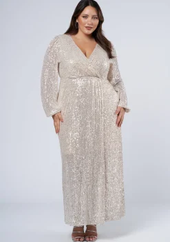 All I Want Sequin Maxi Dress