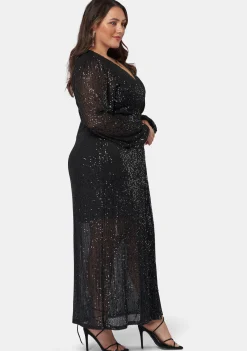 All I Want Sequin Maxi Dress