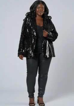All That Glitters Sequin Blazer