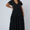 Allegra Broderie Maxi Dress