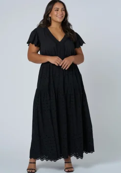 Allegra Broderie Maxi Dress