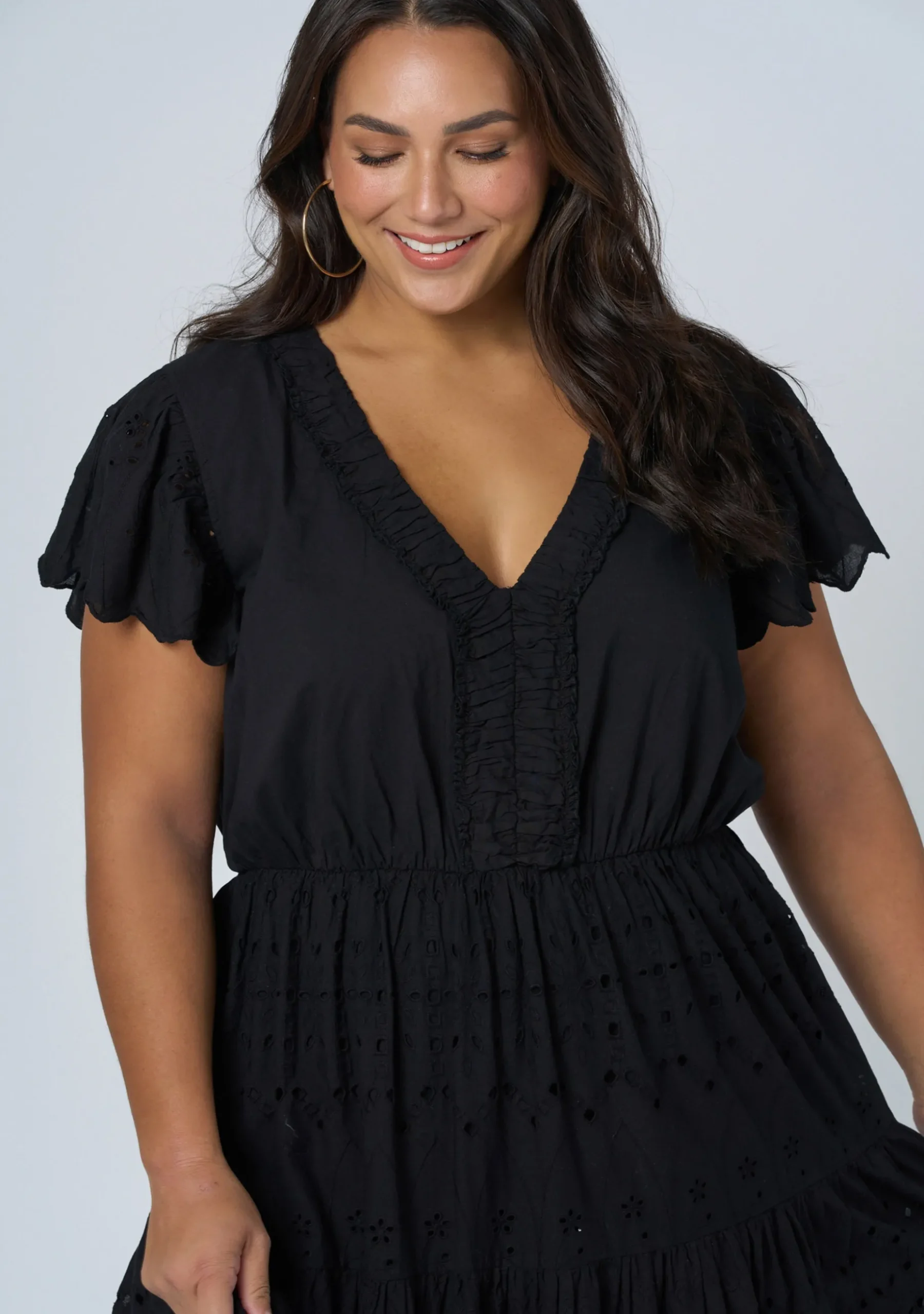 Allegra Broderie Maxi Dress
