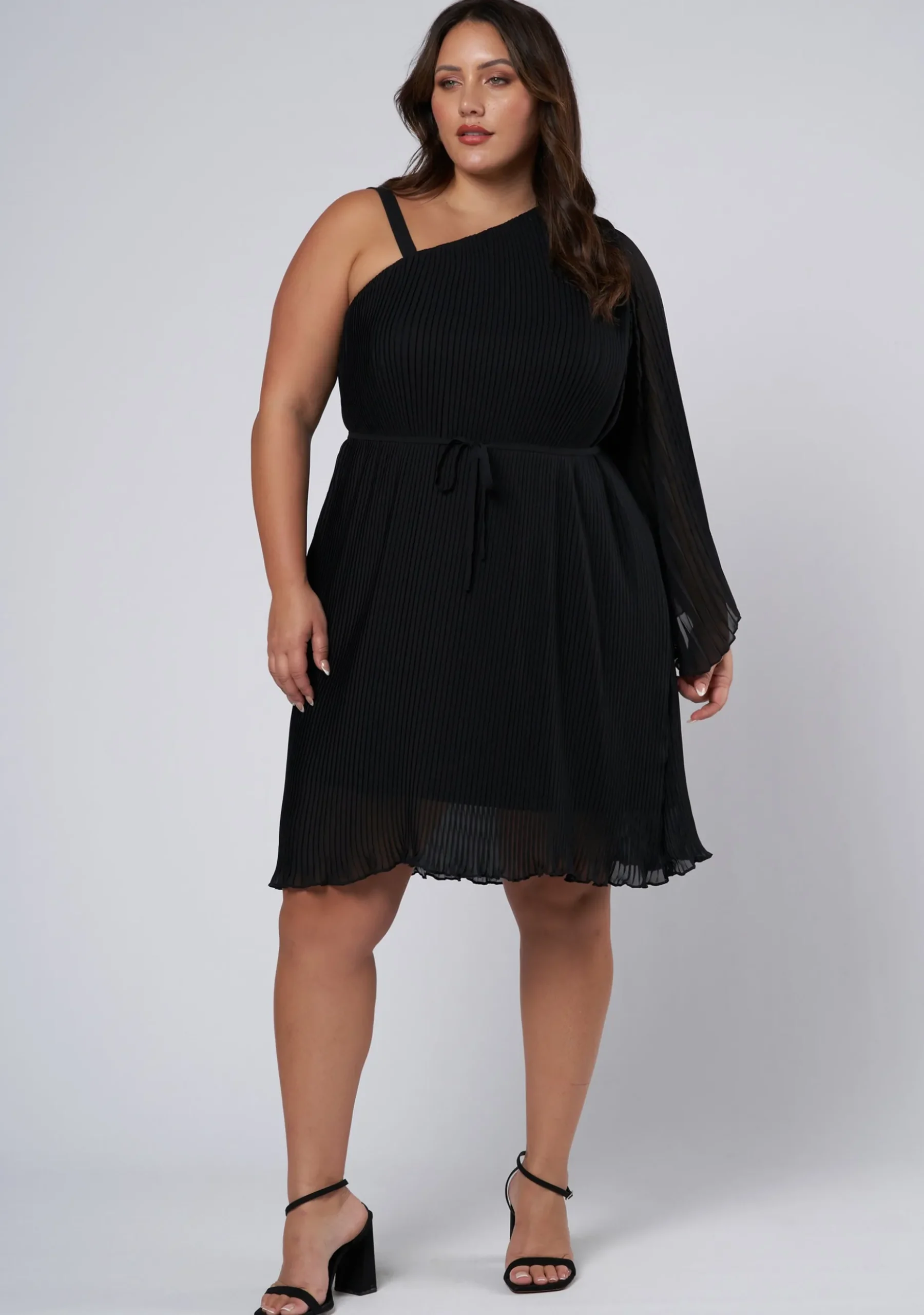 Allure Pleated Mini Dress