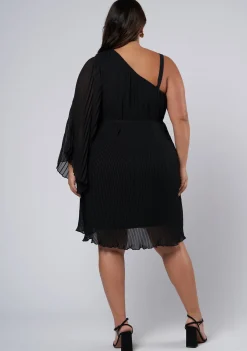 Allure Pleated Mini Dress