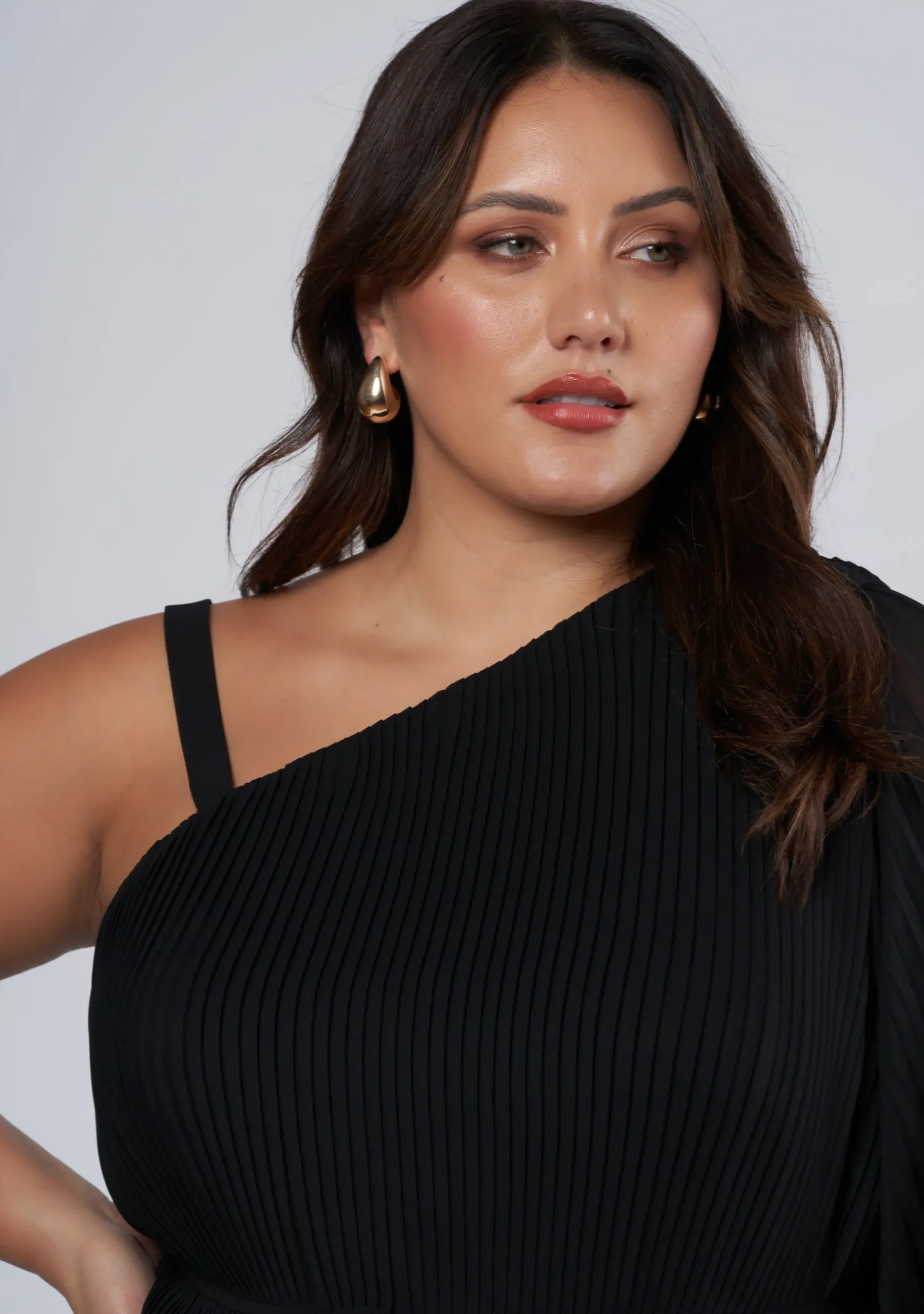 Allure Pleated Mini Dress