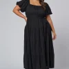 Amelia Tiered Midi Dress