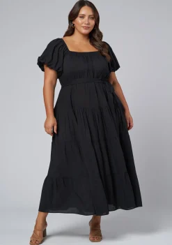 Amelia Tiered Midi Dress