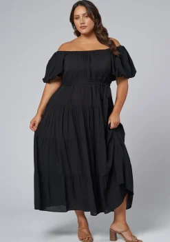 Amelia Tiered Midi Dress