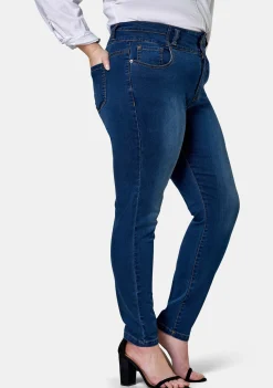 Angie 3 Button Skinny Waist Trimmer Jean