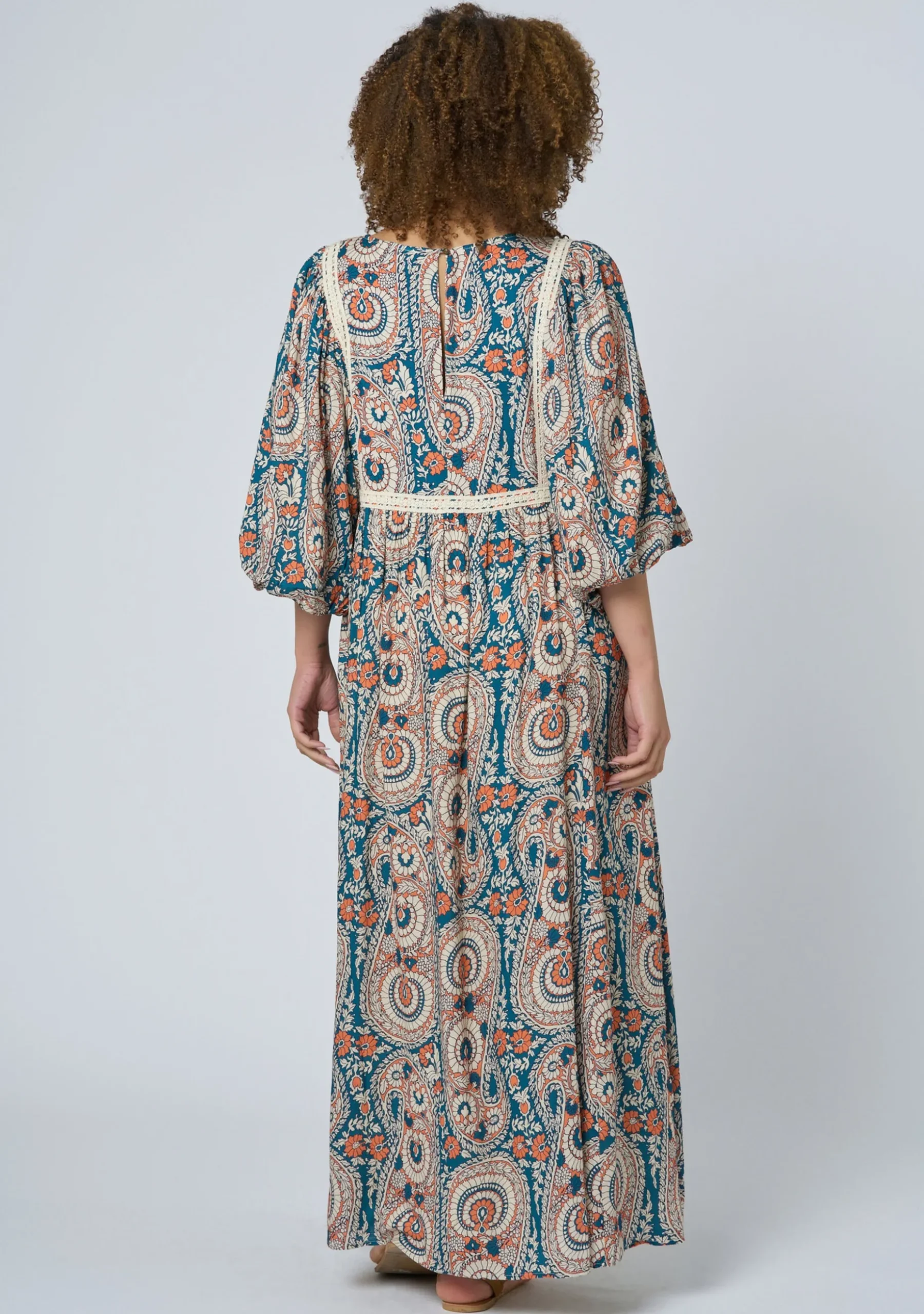 Aqua Breeze Maxi Dress