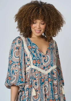 Aqua Breeze Maxi Dress