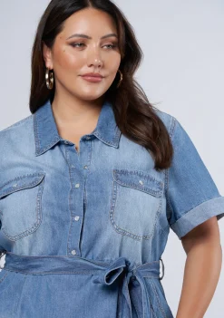 Ari Denim Midi Dress