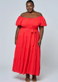 Aria Tiered Midi Dress
