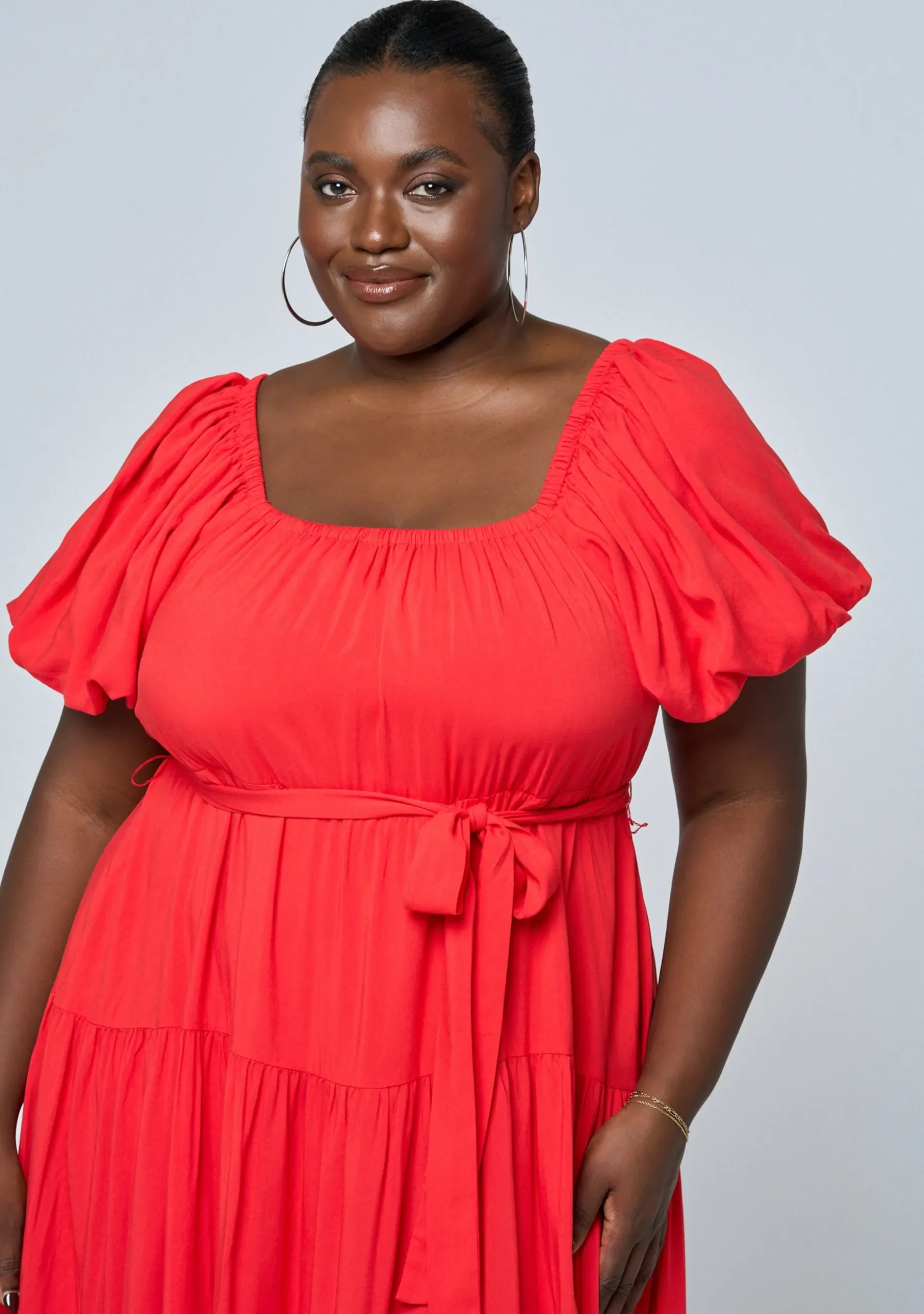 Aria Tiered Midi Dress