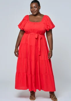 Aria Tiered Midi Dress
