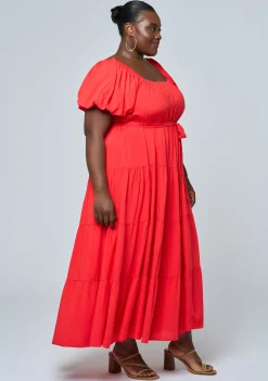 Aria Tiered Midi Dress