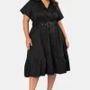 Aura Midi Shirt Dress