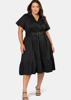Aura Midi Shirt Dress