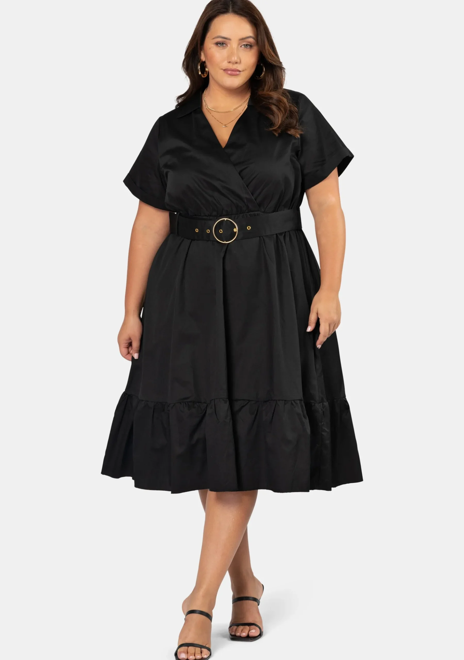Aura Midi Shirt Dress