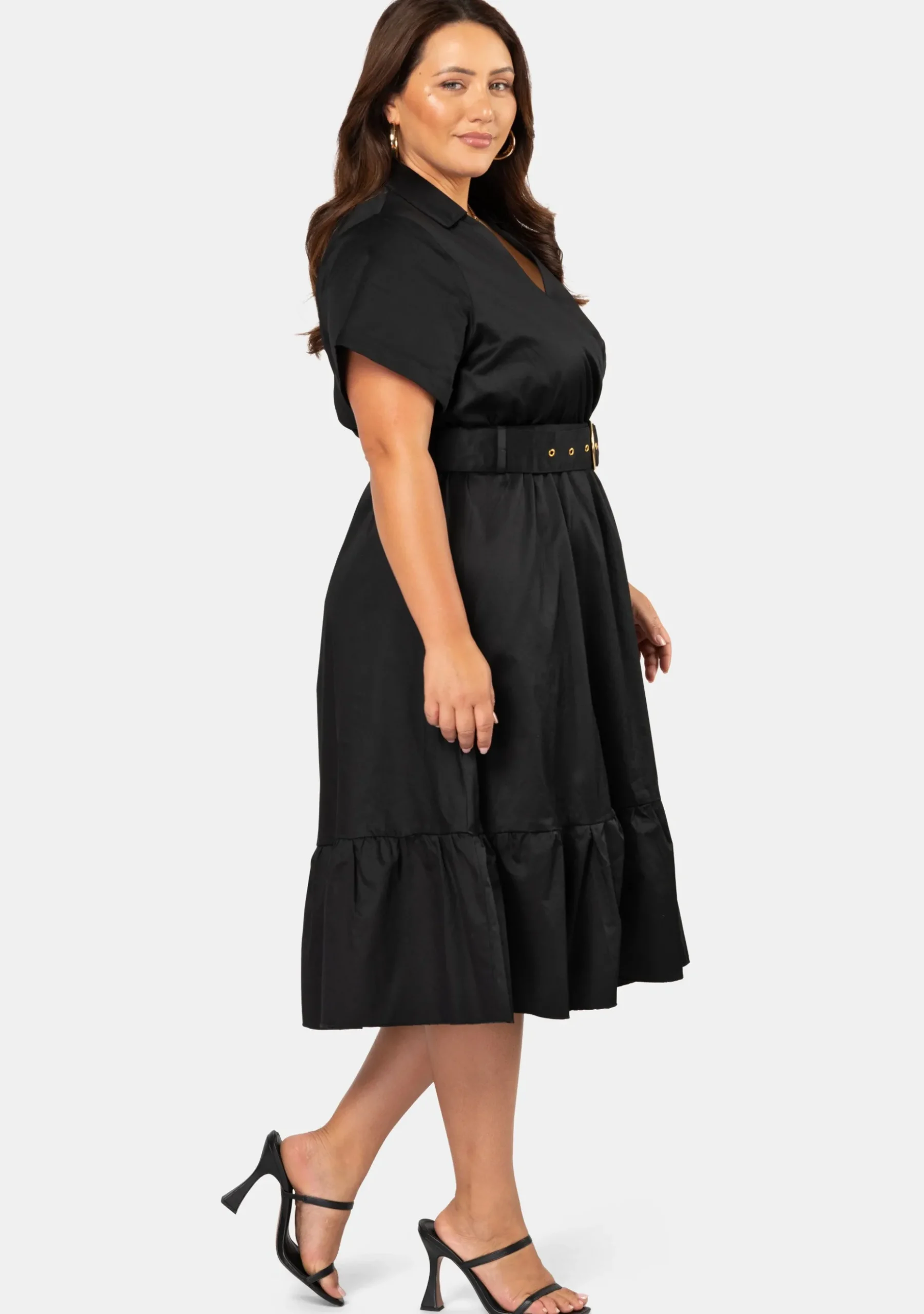 Aura Midi Shirt Dress