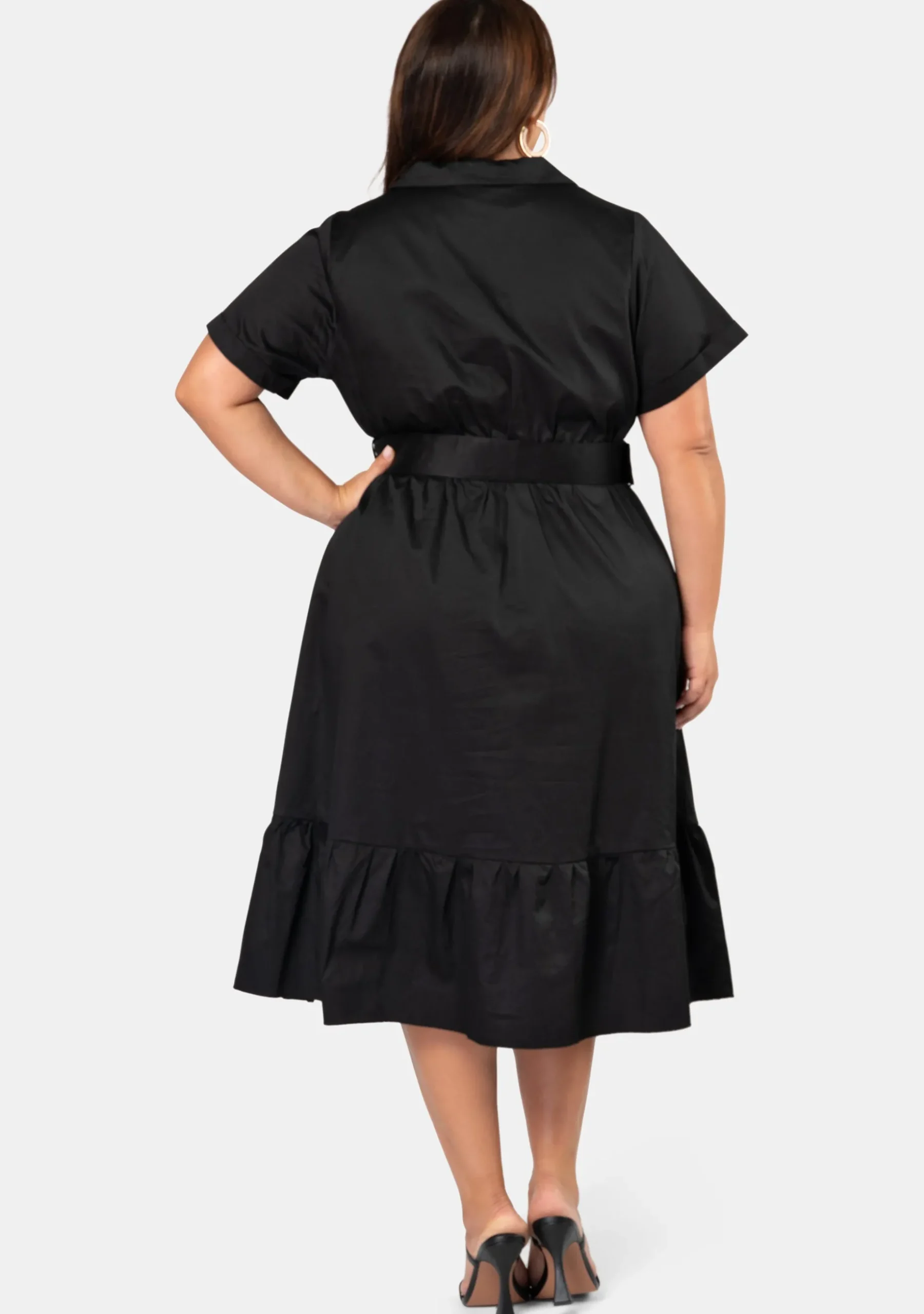 Aura Midi Shirt Dress