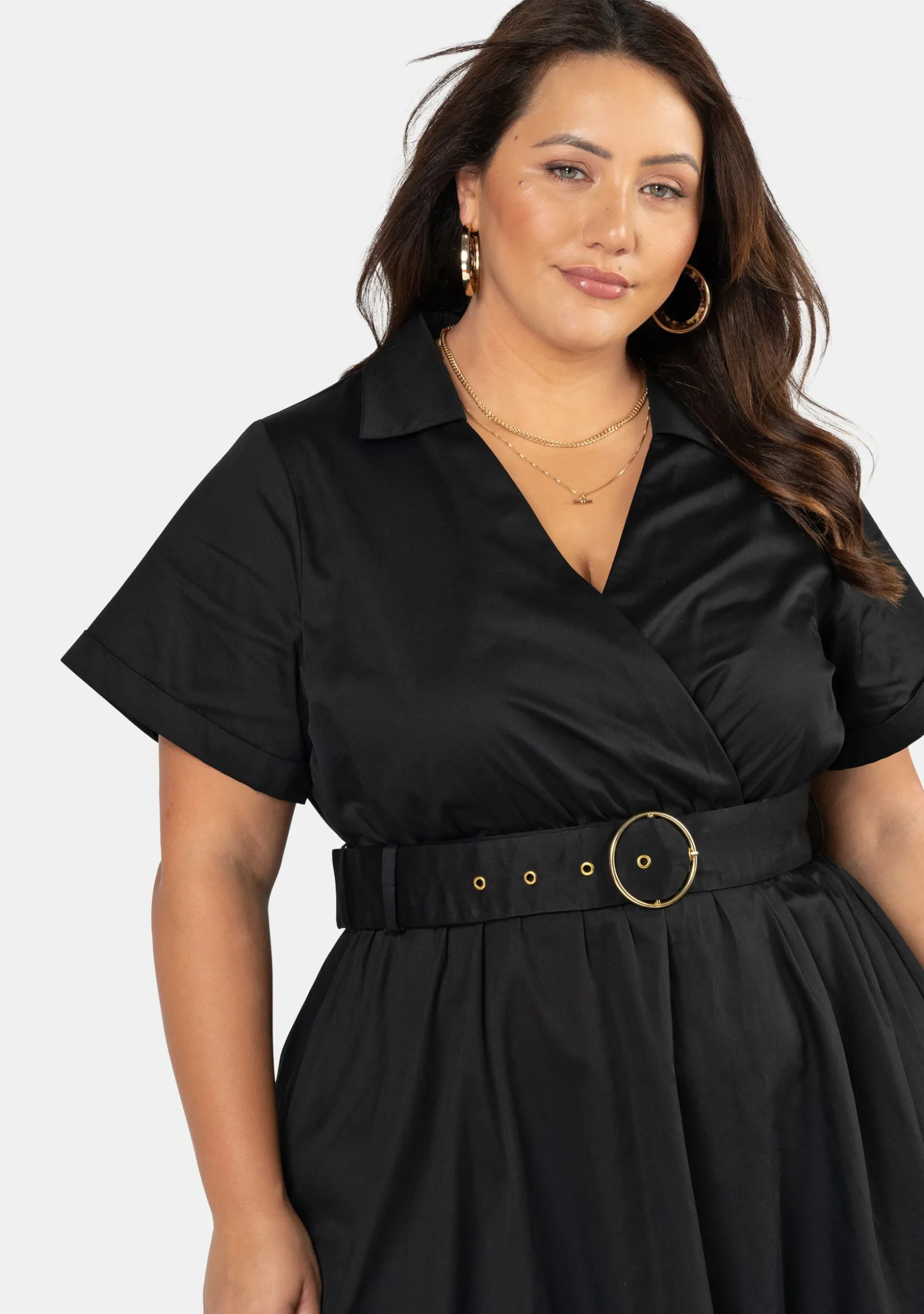 Aura Midi Shirt Dress