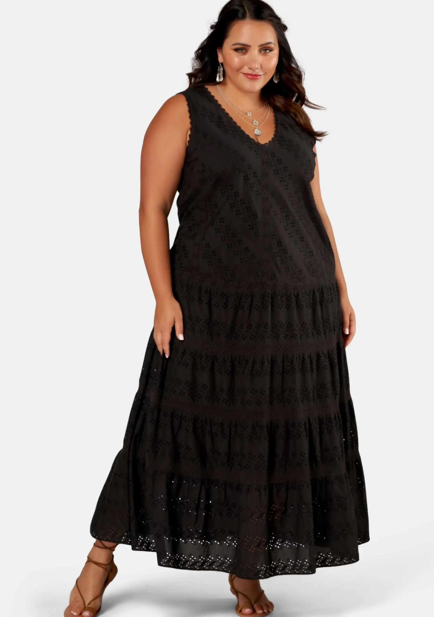 Beach Bliss Embroidered Dress