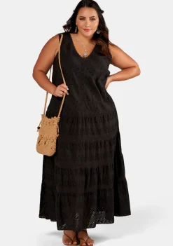 Beach Bliss Embroidered Dress