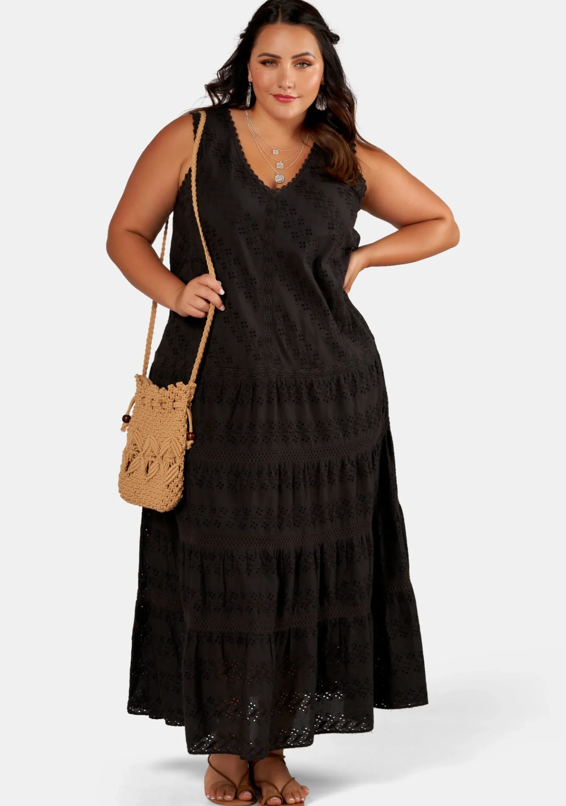 Beach Bliss Embroidered Dress