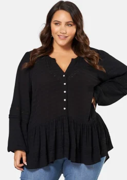 Benoite Peplum Blouse