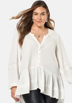 Benoite Peplum Blouse