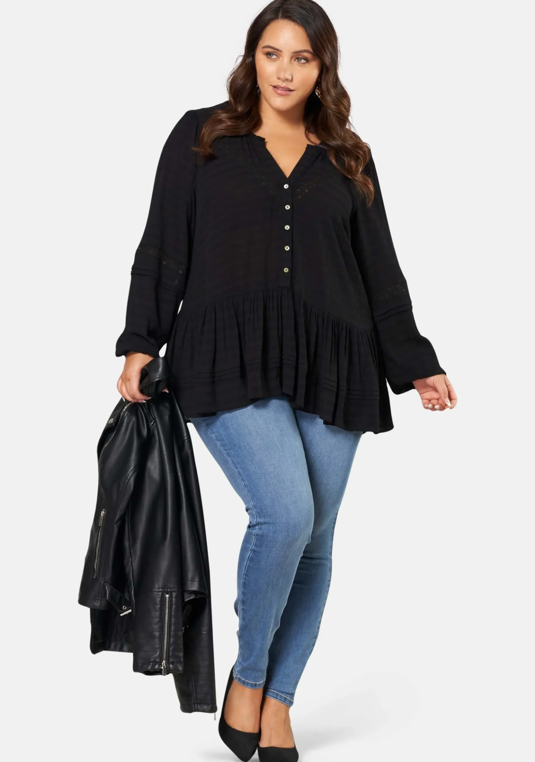 Benoite Peplum Blouse