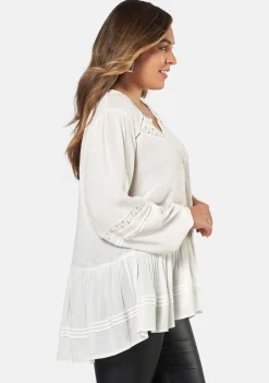 Benoite Peplum Blouse