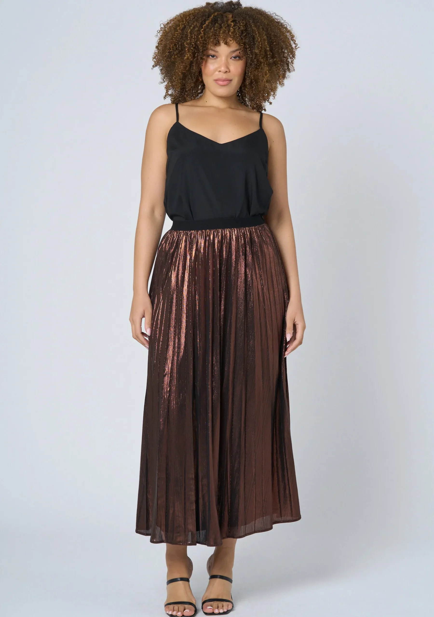 Berlin Maiden Pleated Maxi Skirt