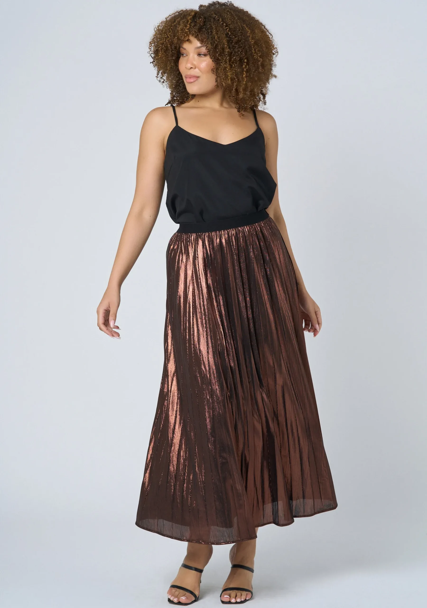 Berlin Maiden Pleated Maxi Skirt