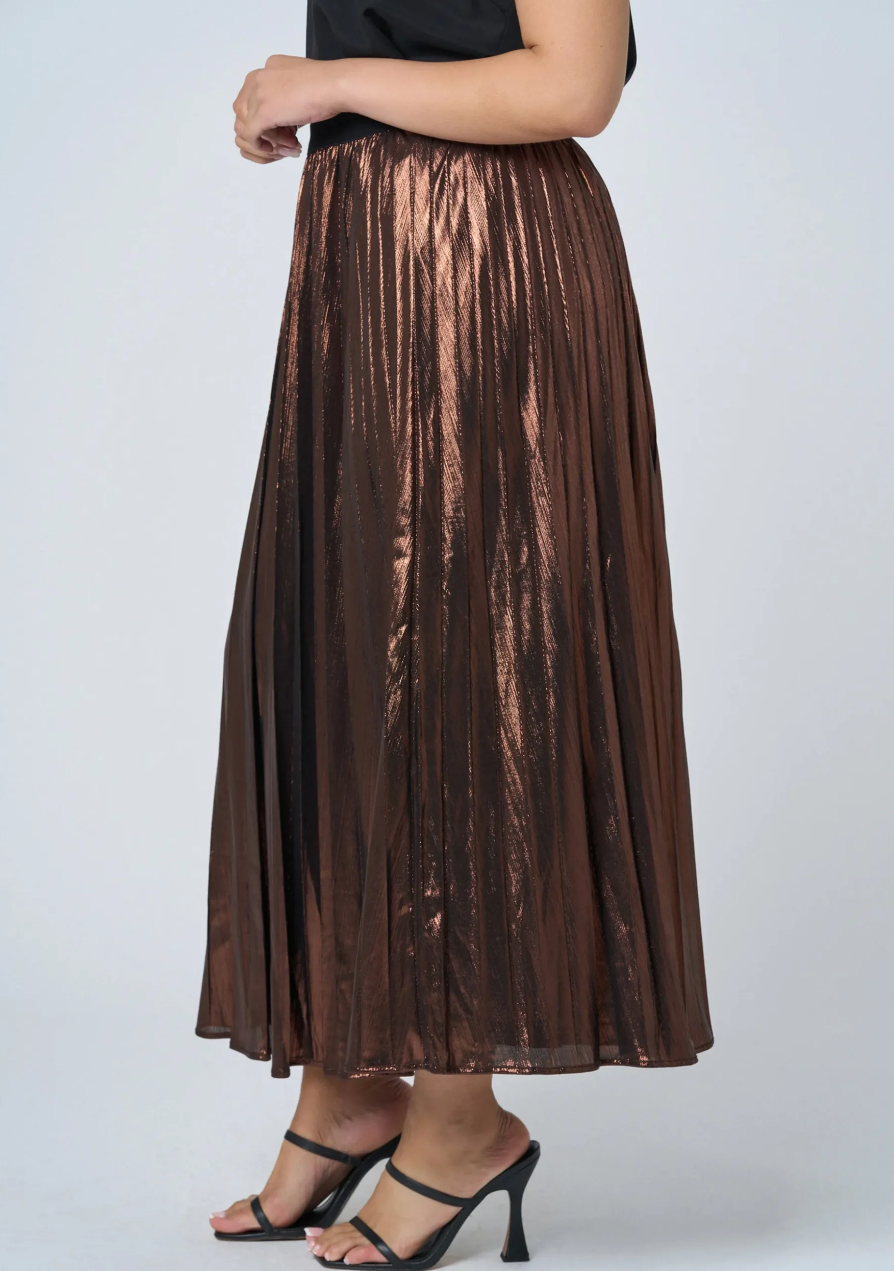 Berlin Maiden Pleated Maxi Skirt