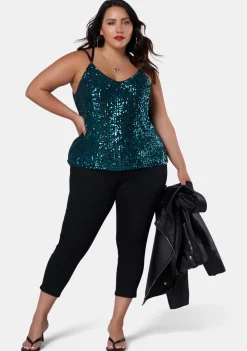 Black Out Sequin Cami